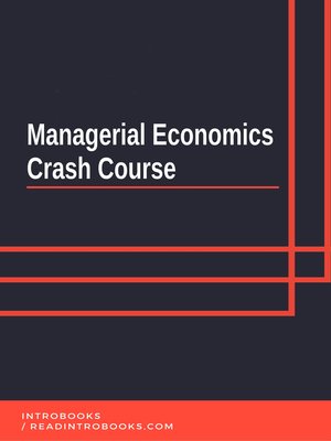 cover image of Managerial Economics Crash Course